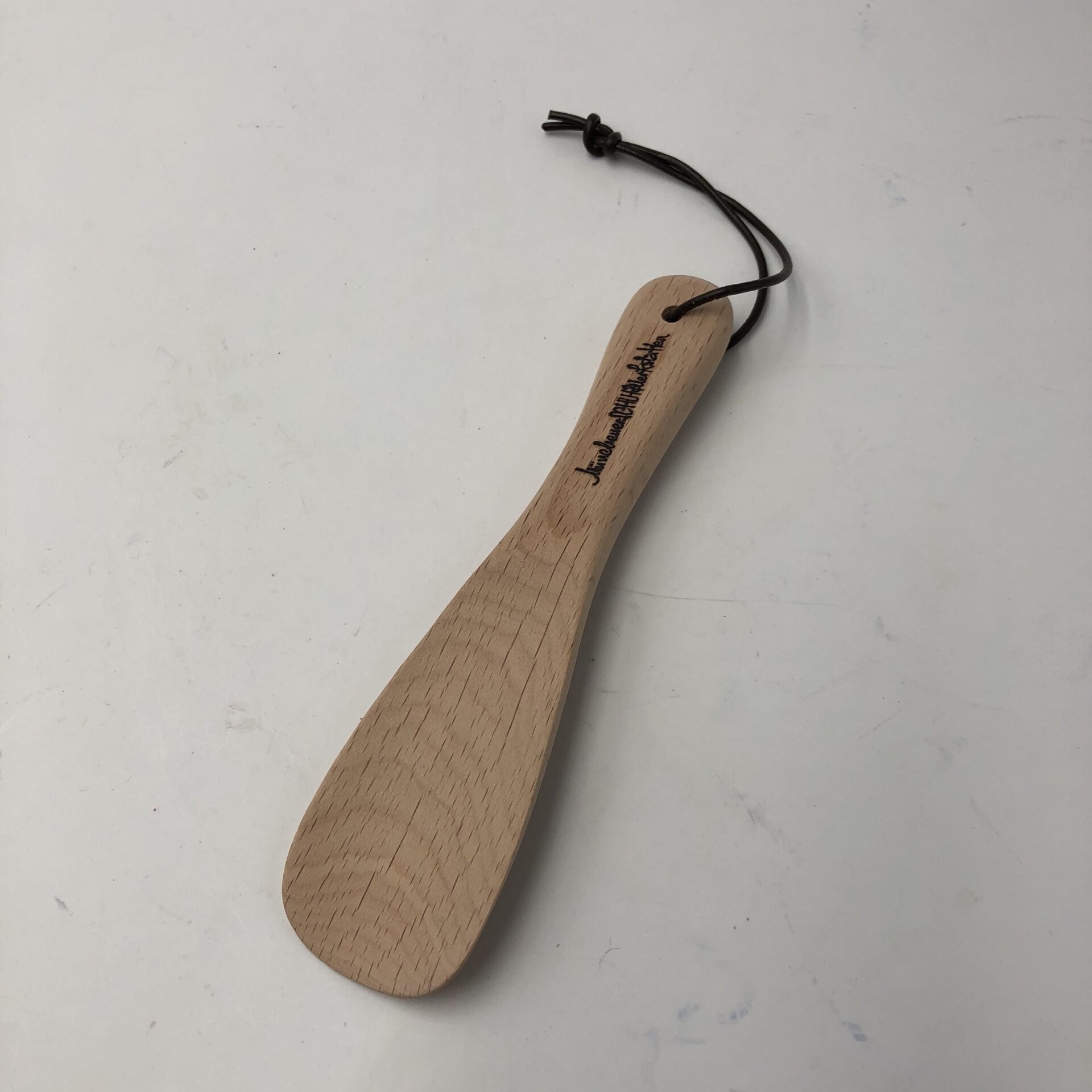 Schuhlöffel klein aus Holz