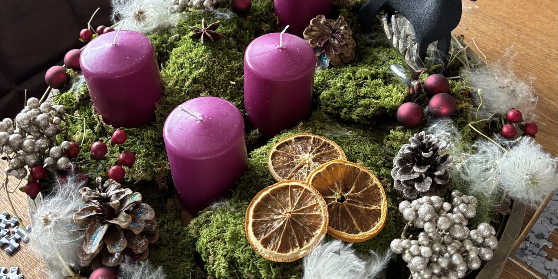 Münchener Schuhwerkstätten Adventskranz