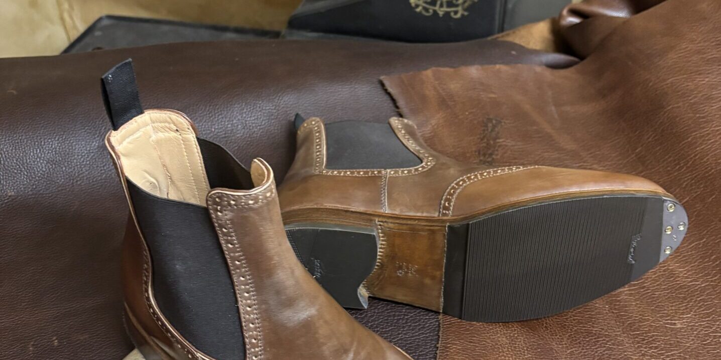 Münchener Schuhwerkstätten Chelsea FullBrogue Cordovan