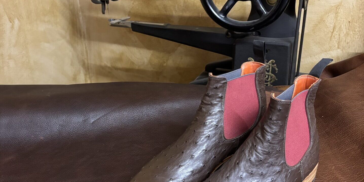 Münchener Schuhwerkstätten Chelsea braun Stachelrochen
