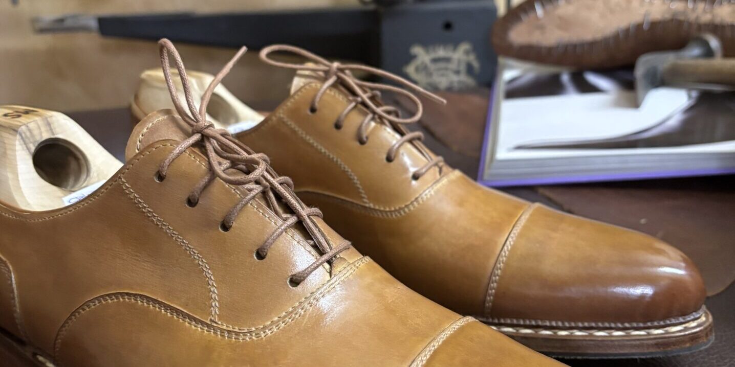 Münchener Schuhwerkstätten Oxford Oppler hellbraun 2