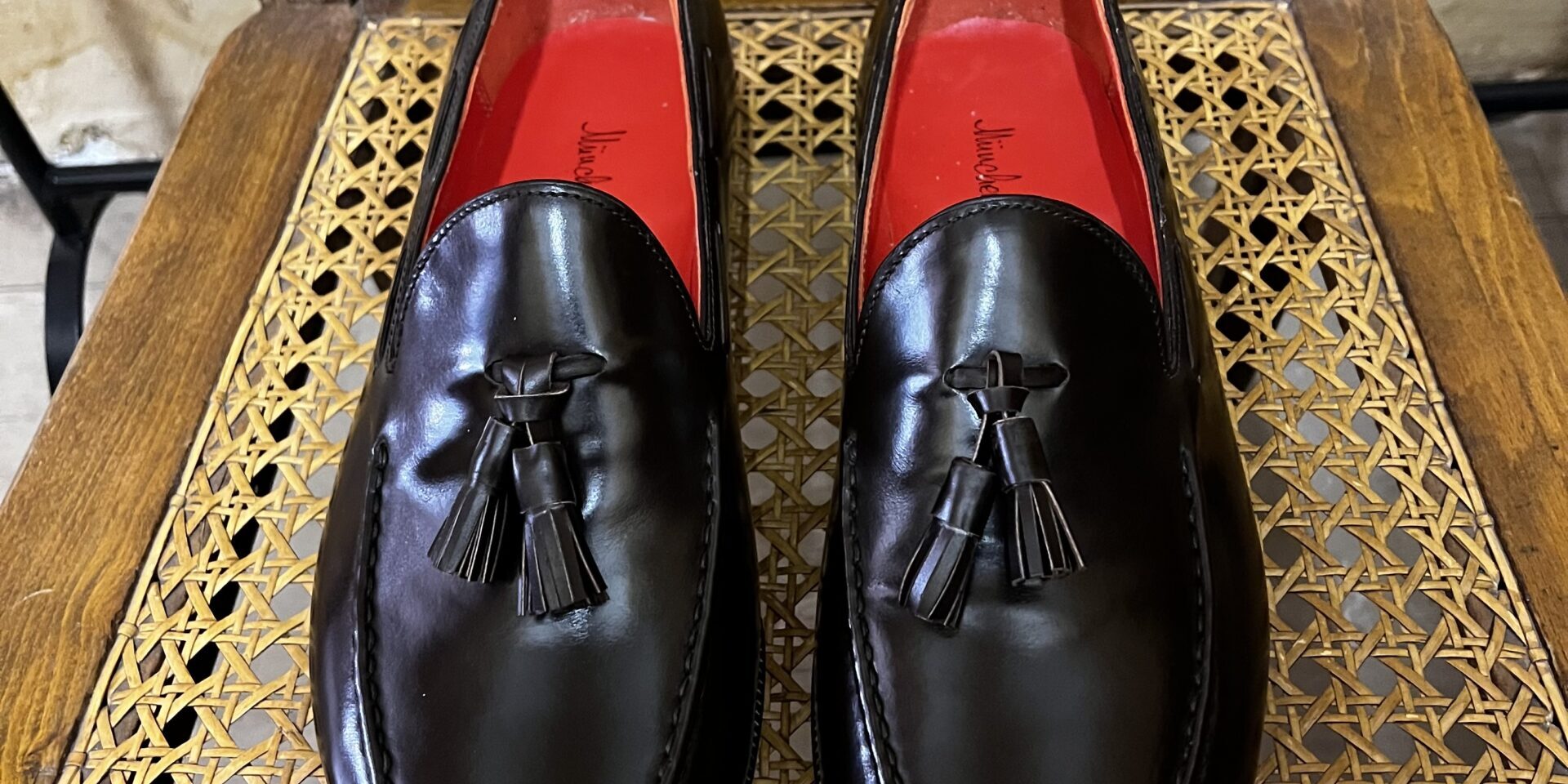 Münchener Schuhwerkstätten Tassel Loafer schwarz 1