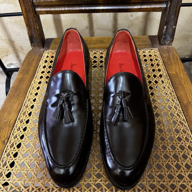 Münchener Schuhwerkstätten Tassel Loafer schwarz 1